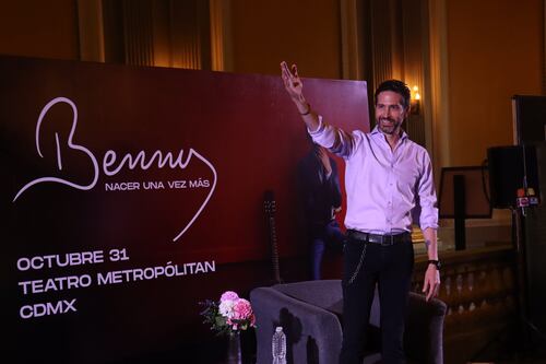 Benny Ibarra se alista para las primeras dos fecha de su gira ‘Nacer una vez más’