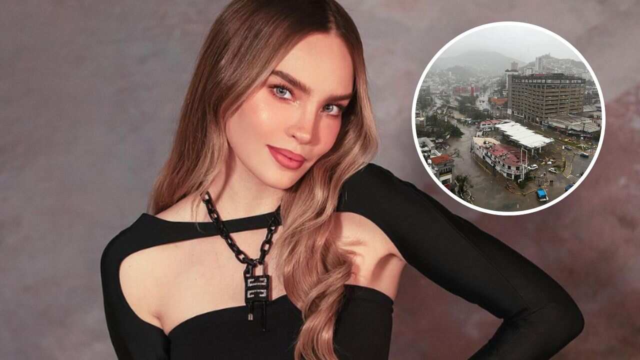 Belinda se compromete a llevar víveres a damnificados en Acapulco