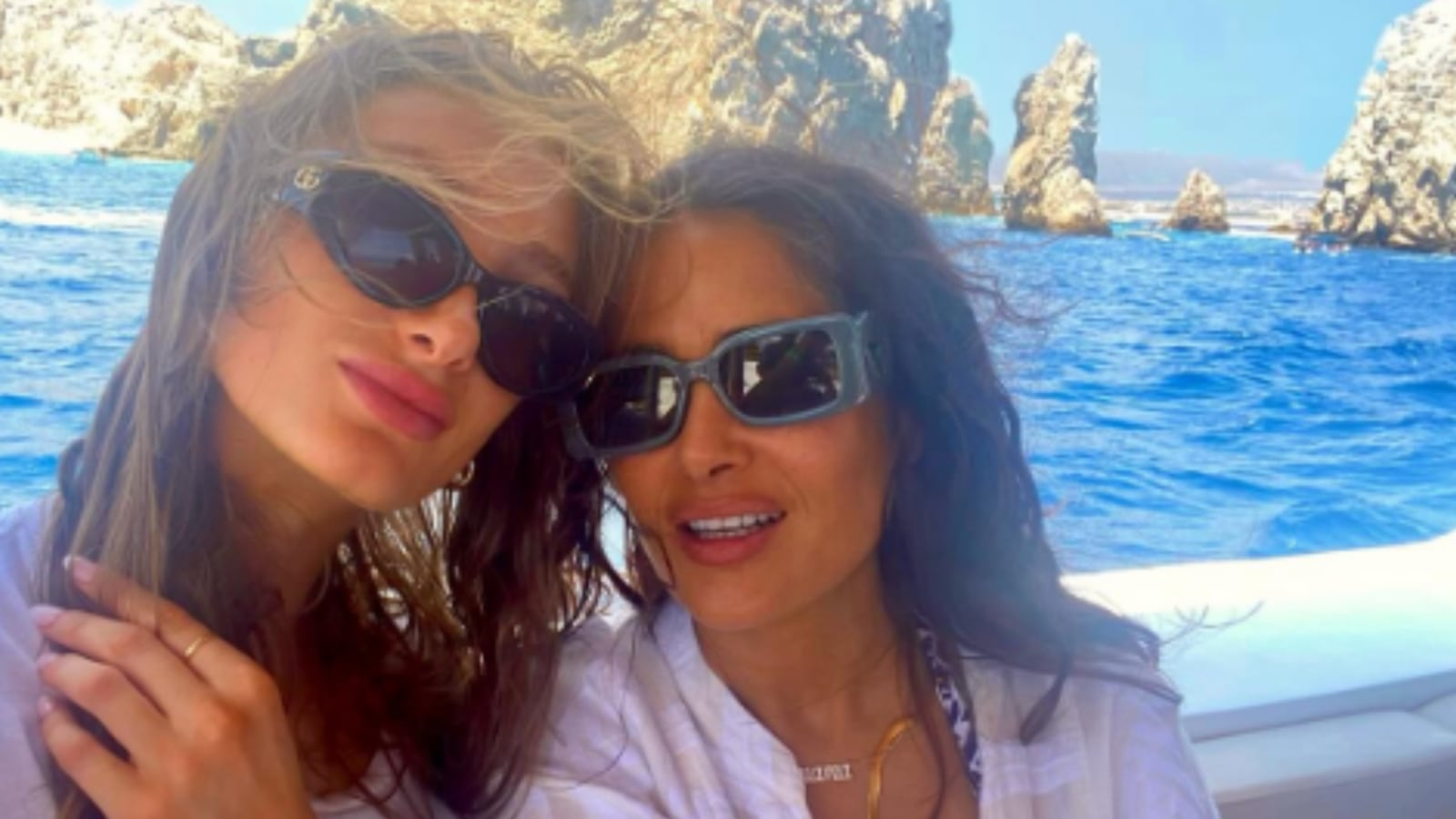 Salma Hayek y su hijastra Mathilde