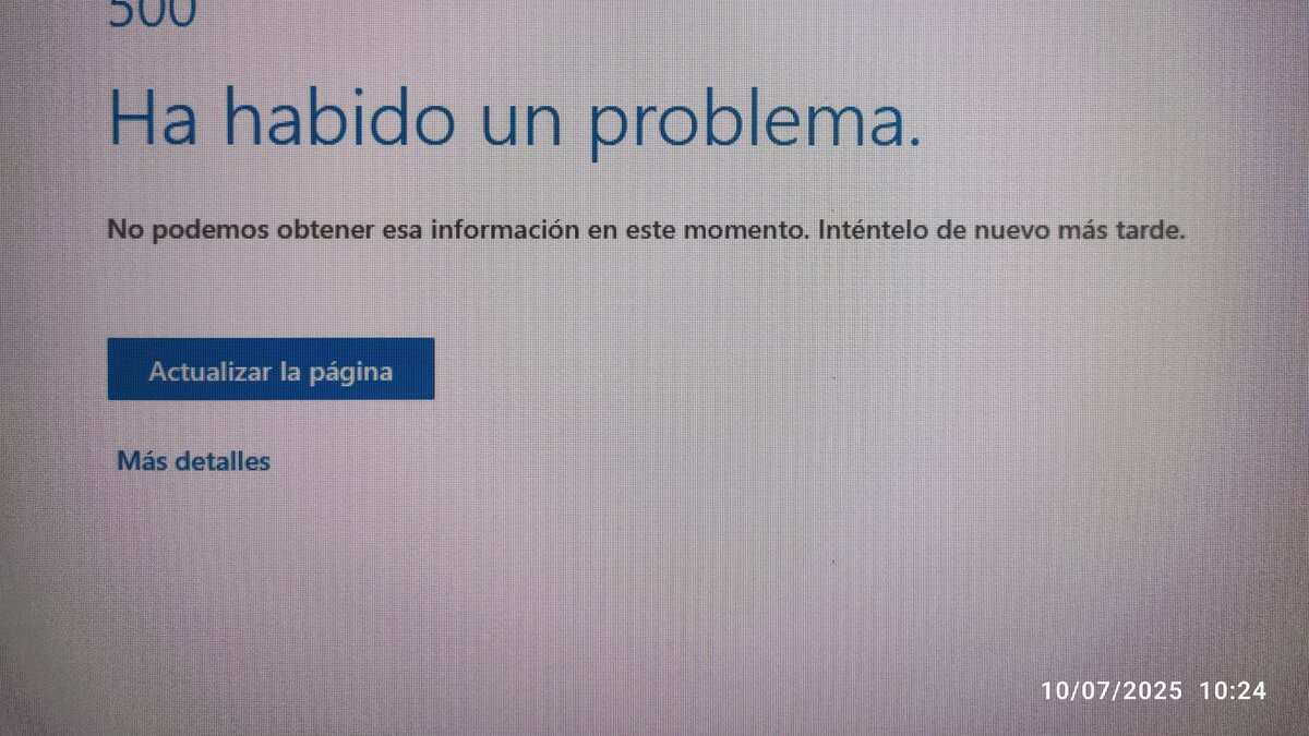 Outlook presenta fallas