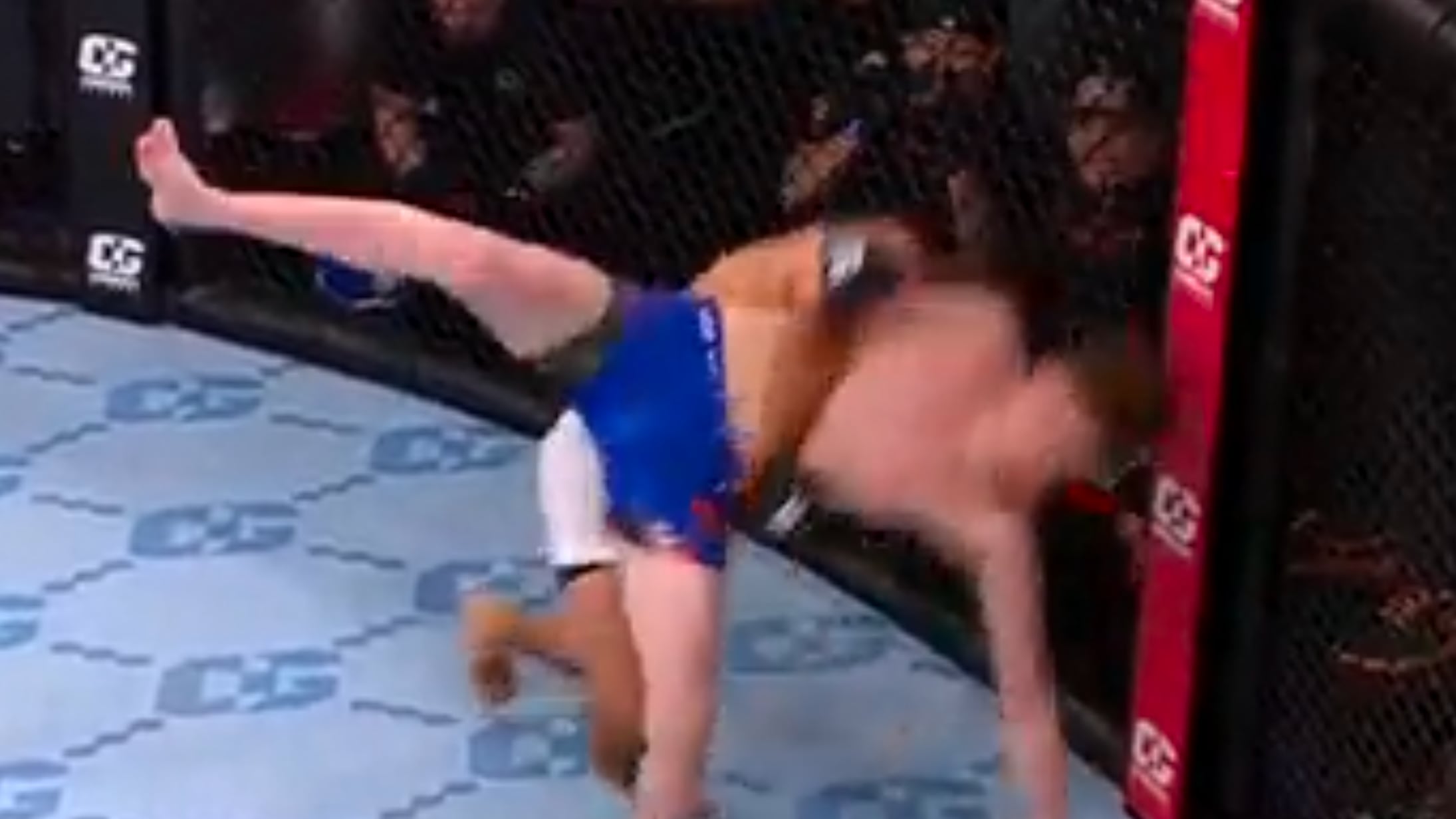 Dylan Reischman se lastimó en su pelea de debut.