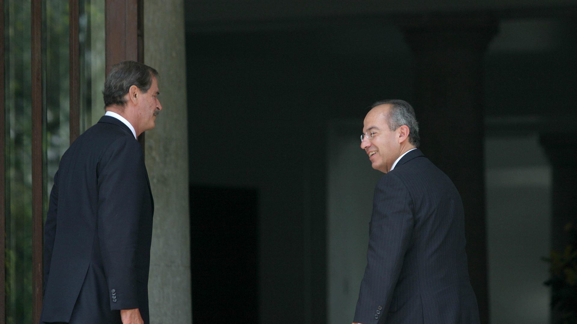Vicente Fox y Felipe Calderón, expresidentes de México. Foto: Cuartoscuro