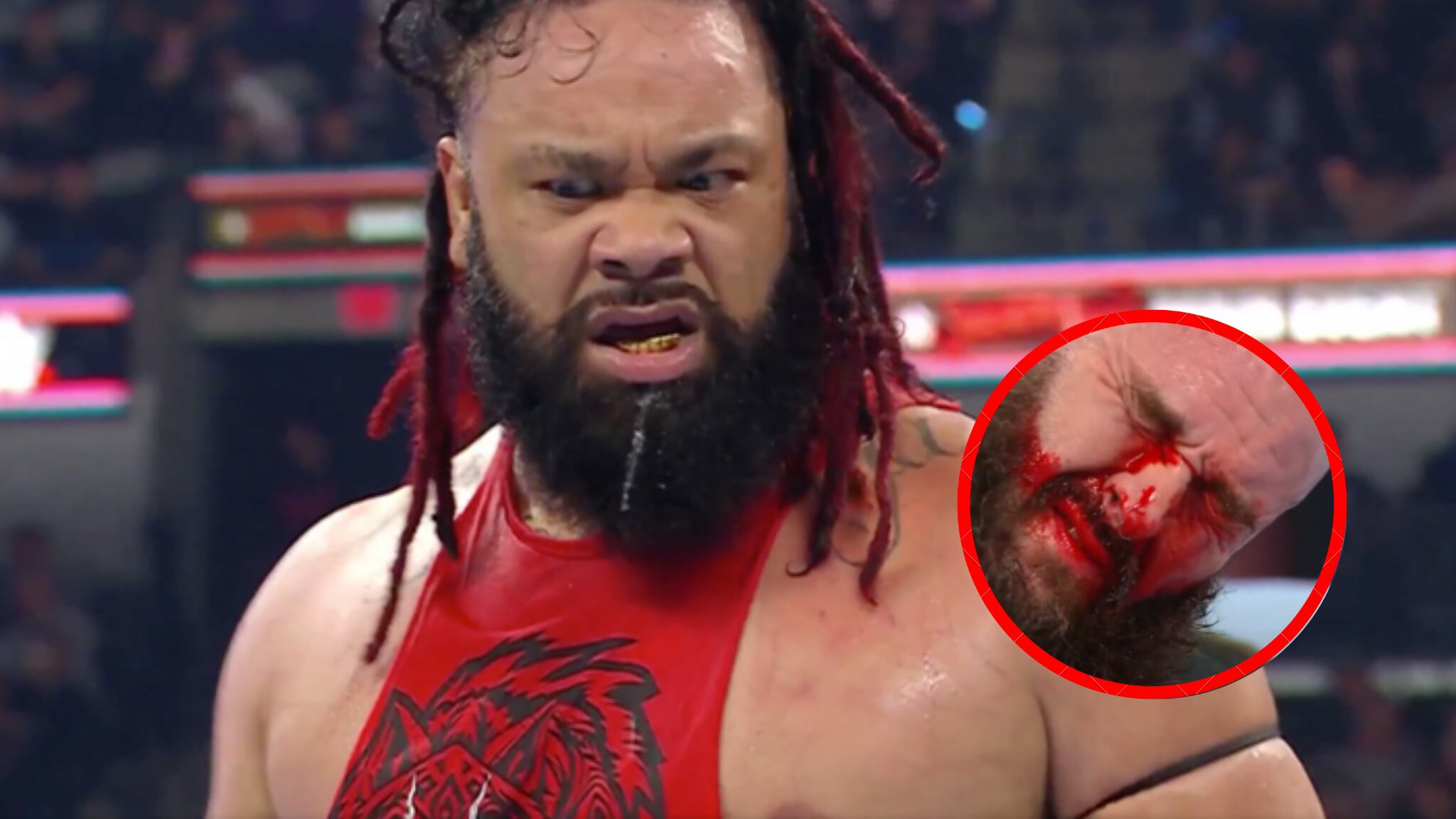 Saturday Night’s Main Event Strowman vs. Fatu