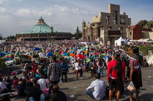 Llegan 40 mil peregrinos guanajuatenses a la Basílica de Guadalupe