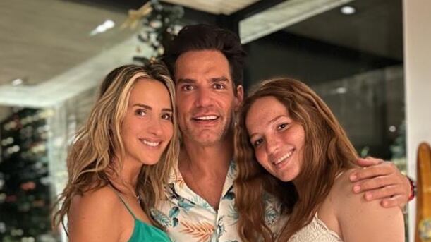 Angélica Castro, Cristián de la Fuente y su hija Laura