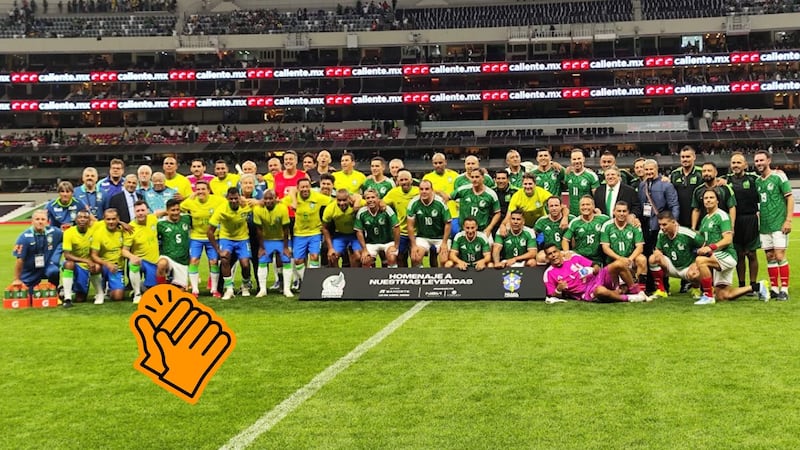 Leyendas regalan goles y nostalgia rumbo al Mundial 2026, ¿cuánto quedó México vs. Brasil?