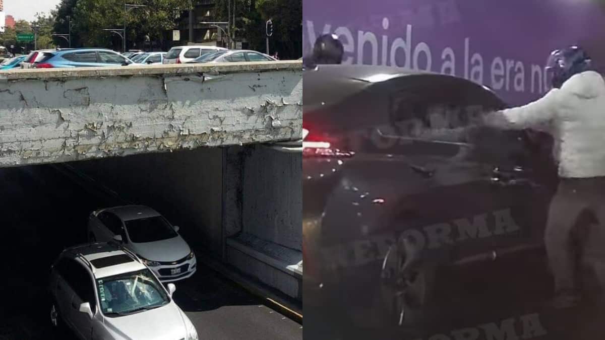 Una banda opera en los bajopuentes, zona donde no hay cámaras de vigilancia del C5. (Especial)