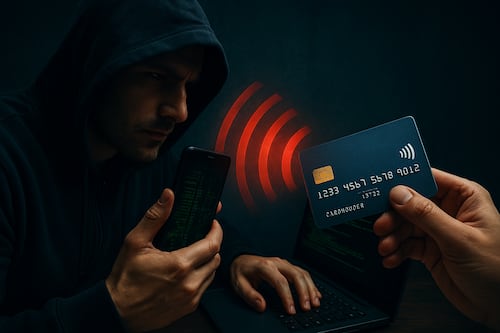 “Tarjeta fantasma”: los delincuentes roban tus pagos sin contacto en segundos... y frente a ti