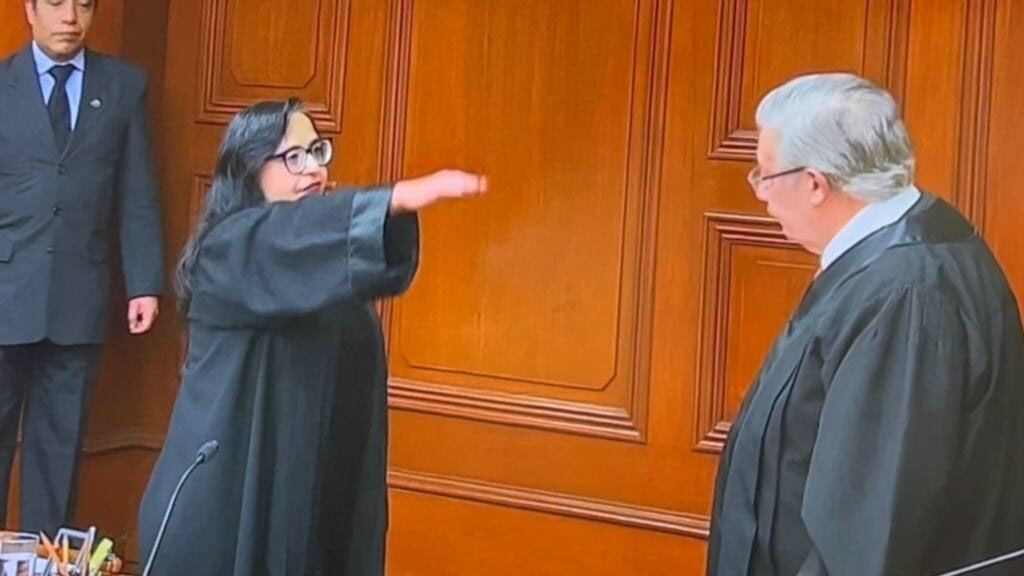 Norma Lucia Piña Hernández toma protesta como nueva presidenta de la Suprema Corte de Justicia de la Nación.