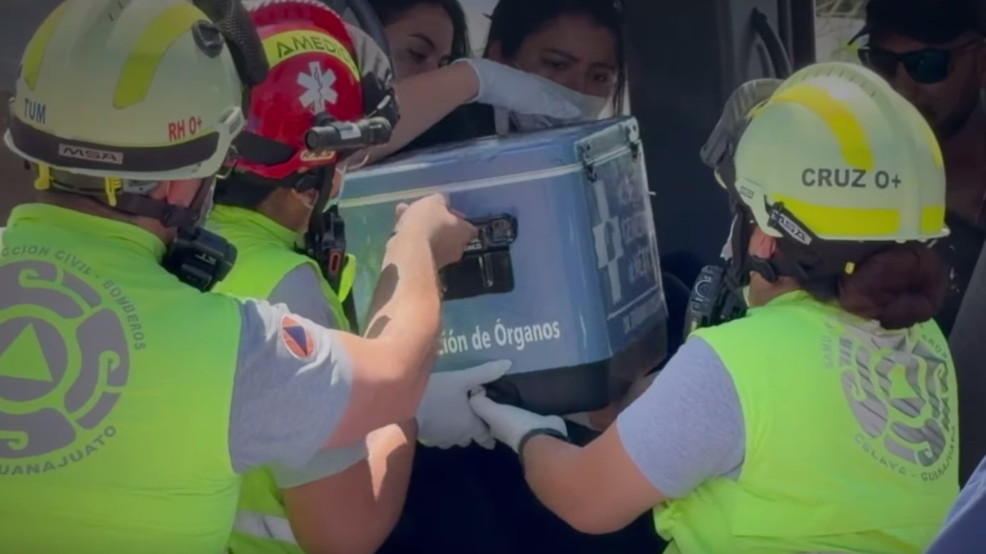 Helicóptero “Arcángel” trasladó un órgano vital desde Celaya a CDMX tras la donación de un joven que hoy es visto como un ángel de vida.