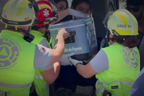 Convierte familia de Celaya dolor en vida y activa traslado aéreo de órganos con helicóptero estatal