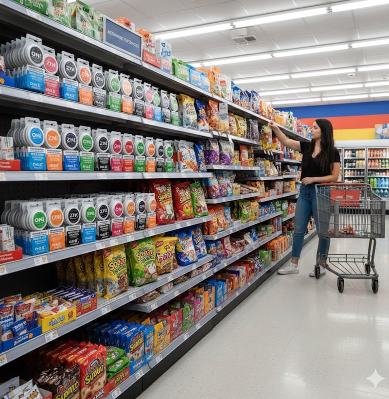 Bolsas de Nicotina en supermercados