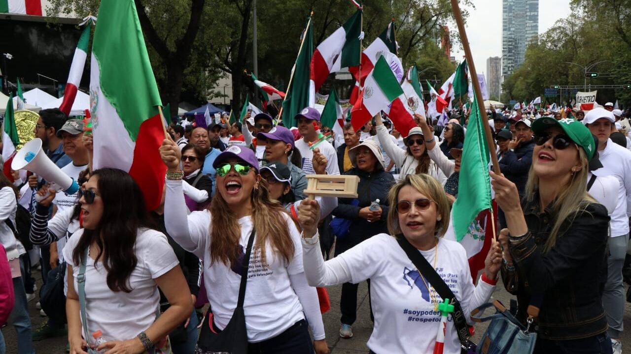 Manifestación contra la Reforma Judicial domingo 8 de septiembre.
