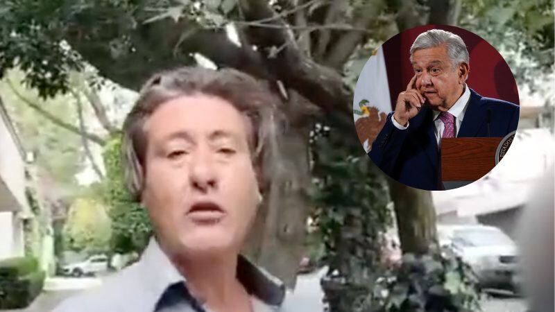 Vecino de Las Lomas de Chapultepec amenaza de muerte a AMLO