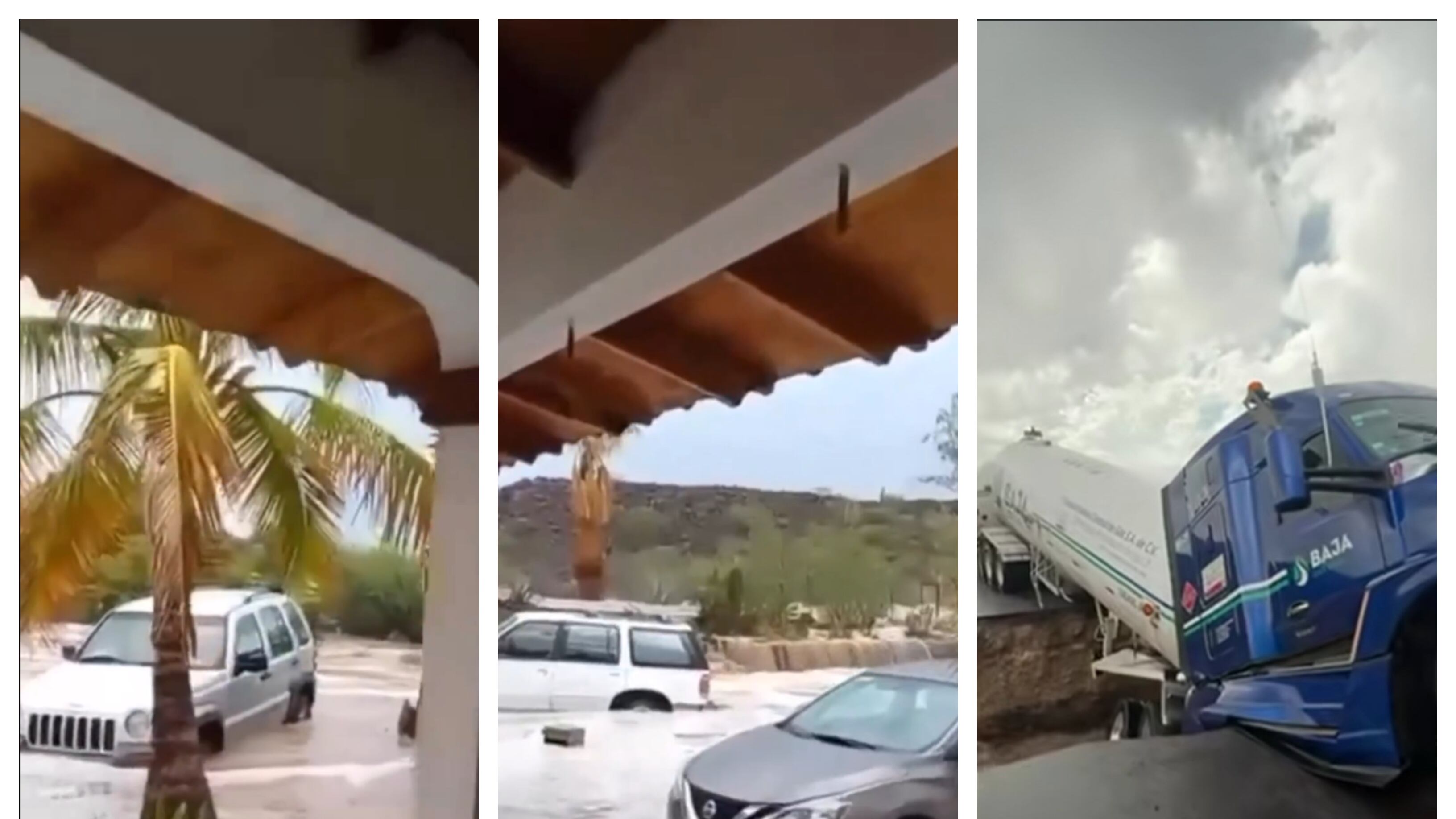 Tormenta Mario en BCS