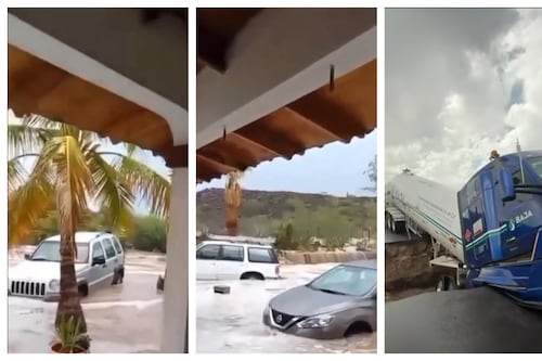 Tormenta Mario provoca inundaciones y colapsos en Baja California Sur