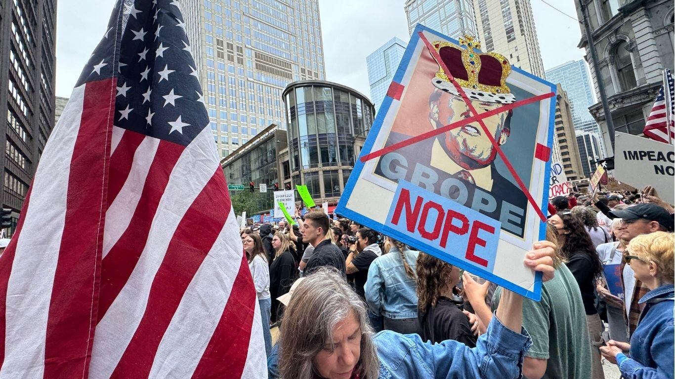 Protestas en EU con el lema 'No Kings'