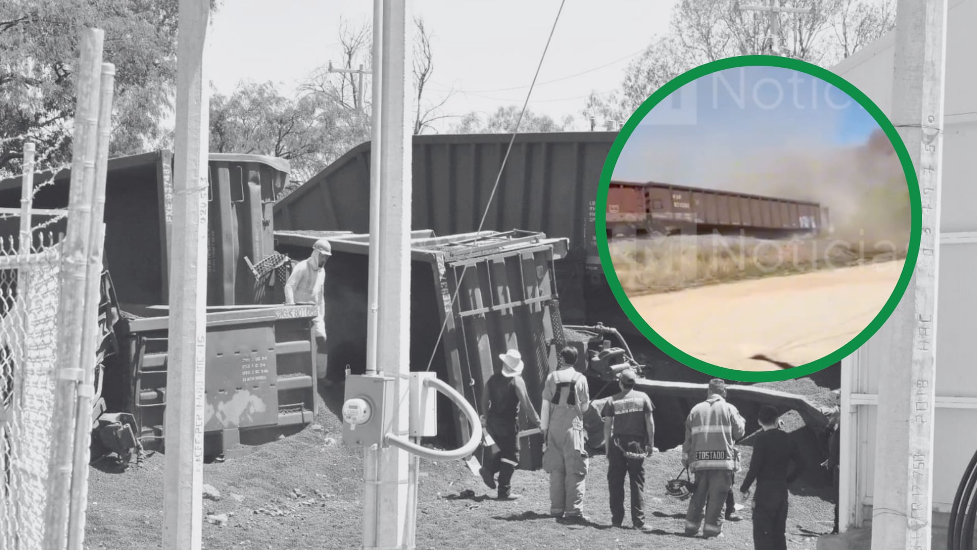 Autoridades señalan que el robo de material ferroviario podría estar detrás del accidente ocurrido en Rincón de Romos.