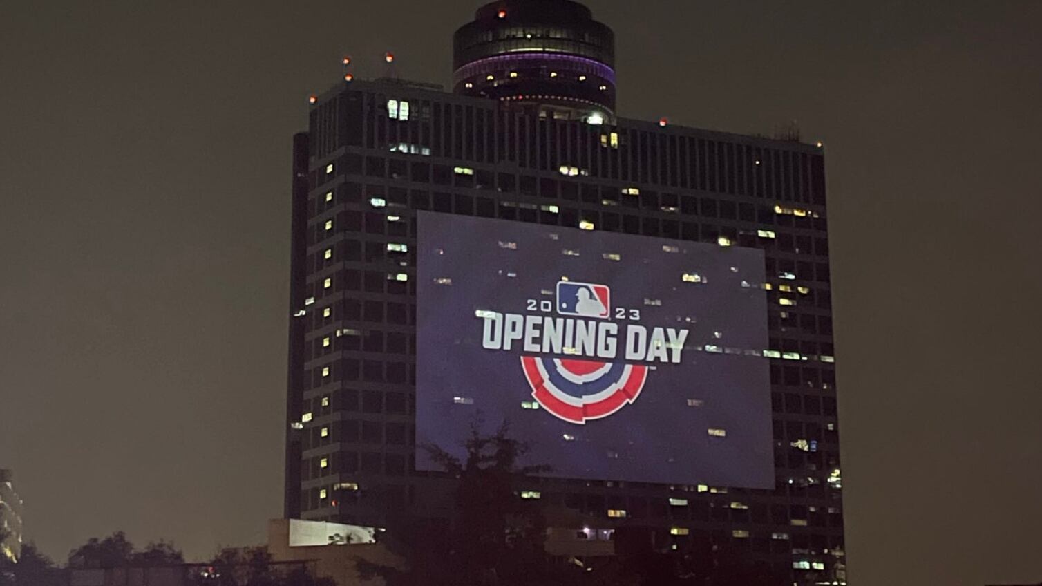 La proyección pudo ser observada por fans de las Grandes Ligas I @MLBMéxico