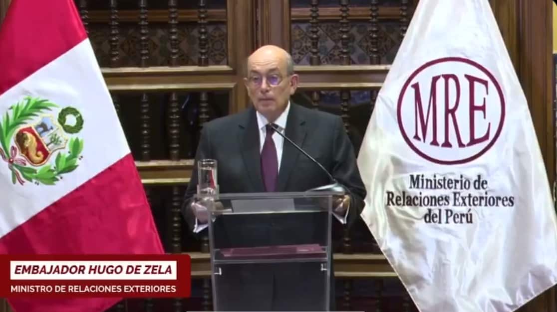 Ministro de relaciones Exteriores de Perú