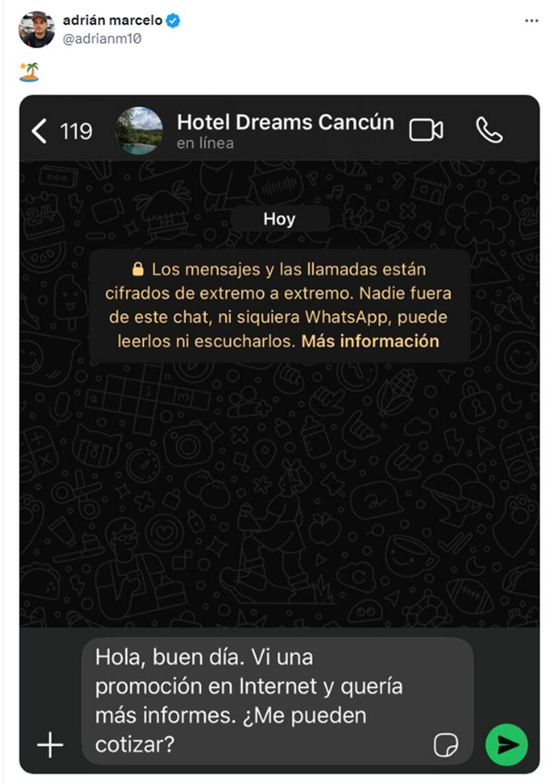 Adrián Marcelo Twitter (X)
