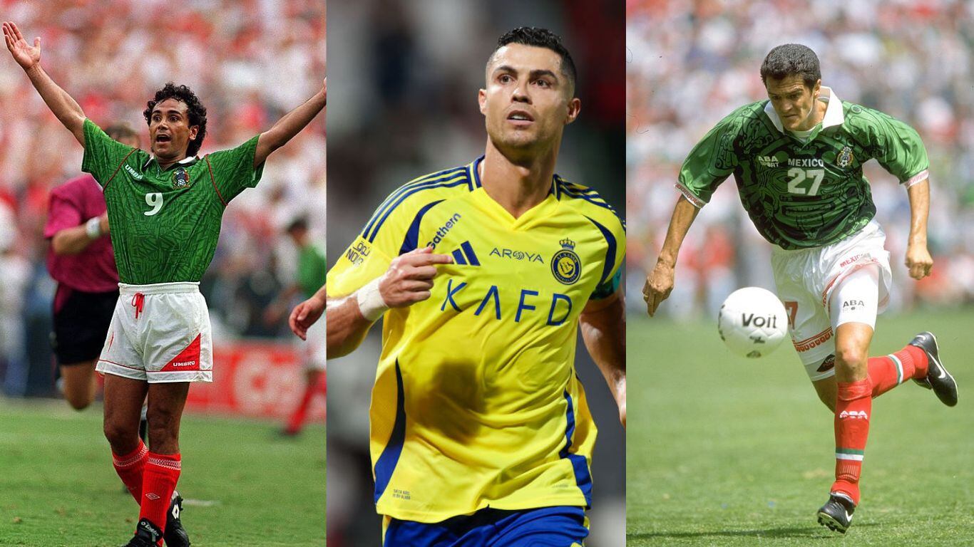 Hugo Sánchez - Cristiano Ronaldo - Carlos Hermosillo