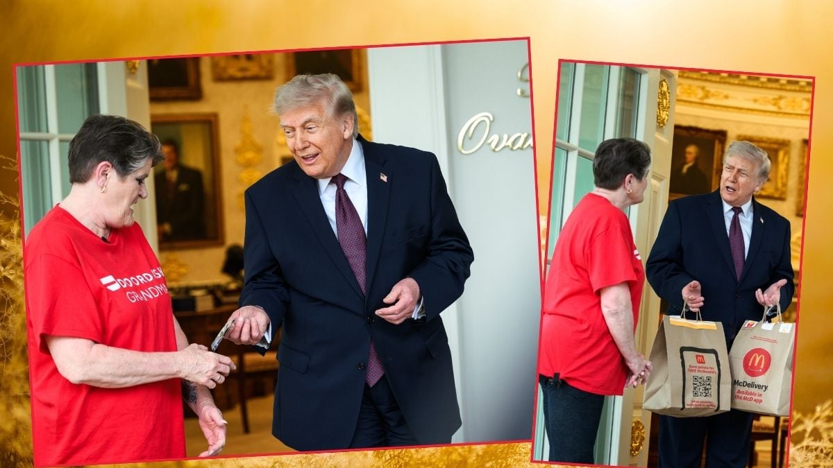 Comida a domicilio en la Casa Blanca.