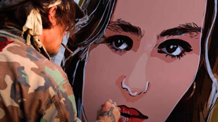 'Never Fear Truth' es el nombre de los retratos de amigos, héroes y familiares, creado por Johnny que son obras verdaderamente únicas de arte generativo.