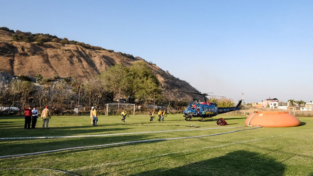 No se reportan brigadistas lesionados durante las labores de sofocación.
