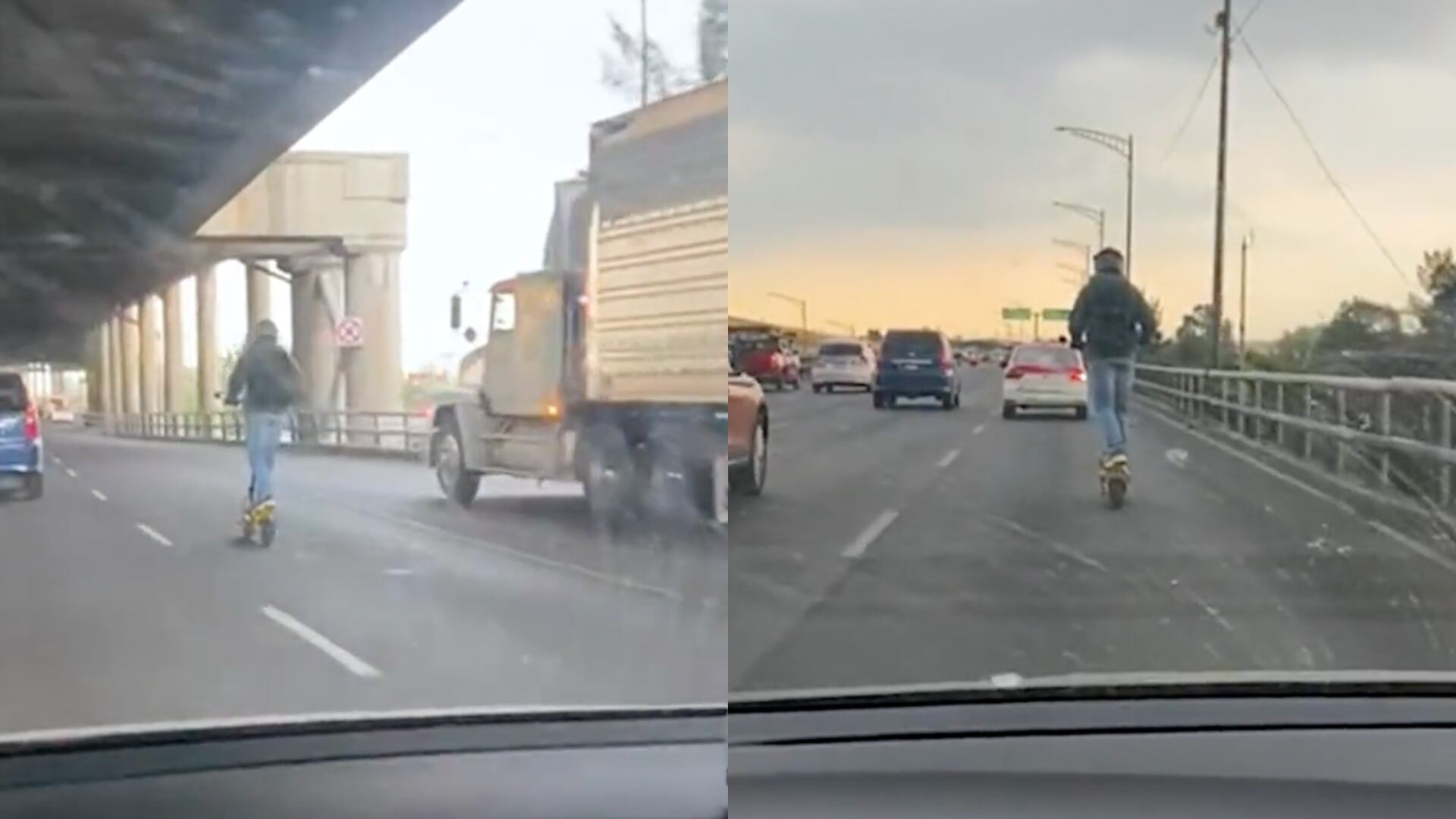 El video se volvió viral rápidamente y causó molestia en algunos usuarios que acusaron al joven de imprudente