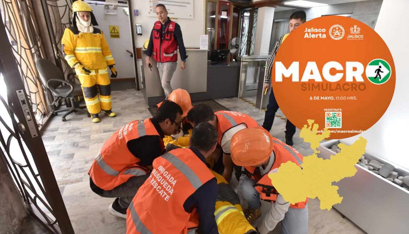 Jalisco podría superar su propio récord de participantes en macrosimulacro 2026