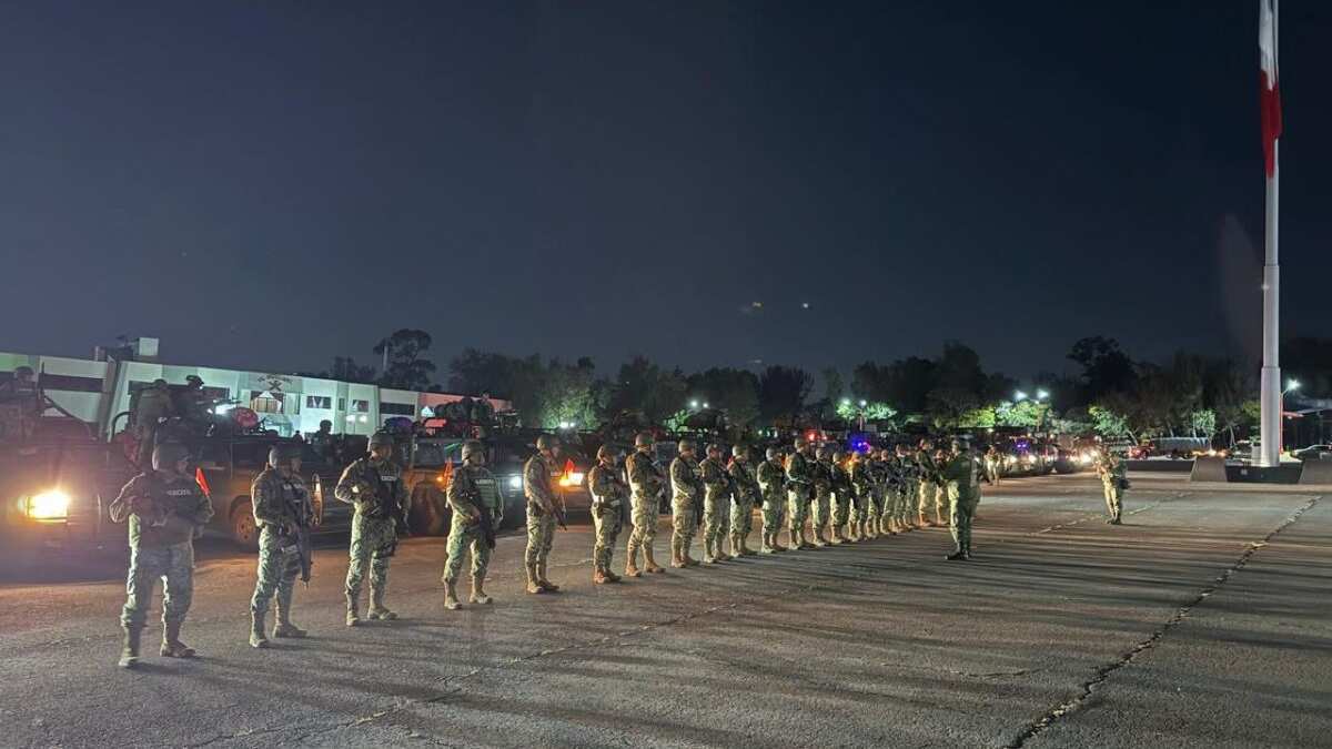 Guardia Nacional y Ejército llegan a la frontera tras pacto entre Sheinbaum y Trump