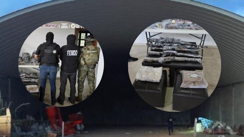 Aseguran en Chiapas armas y drogas en cateos efectuados en la madrugada