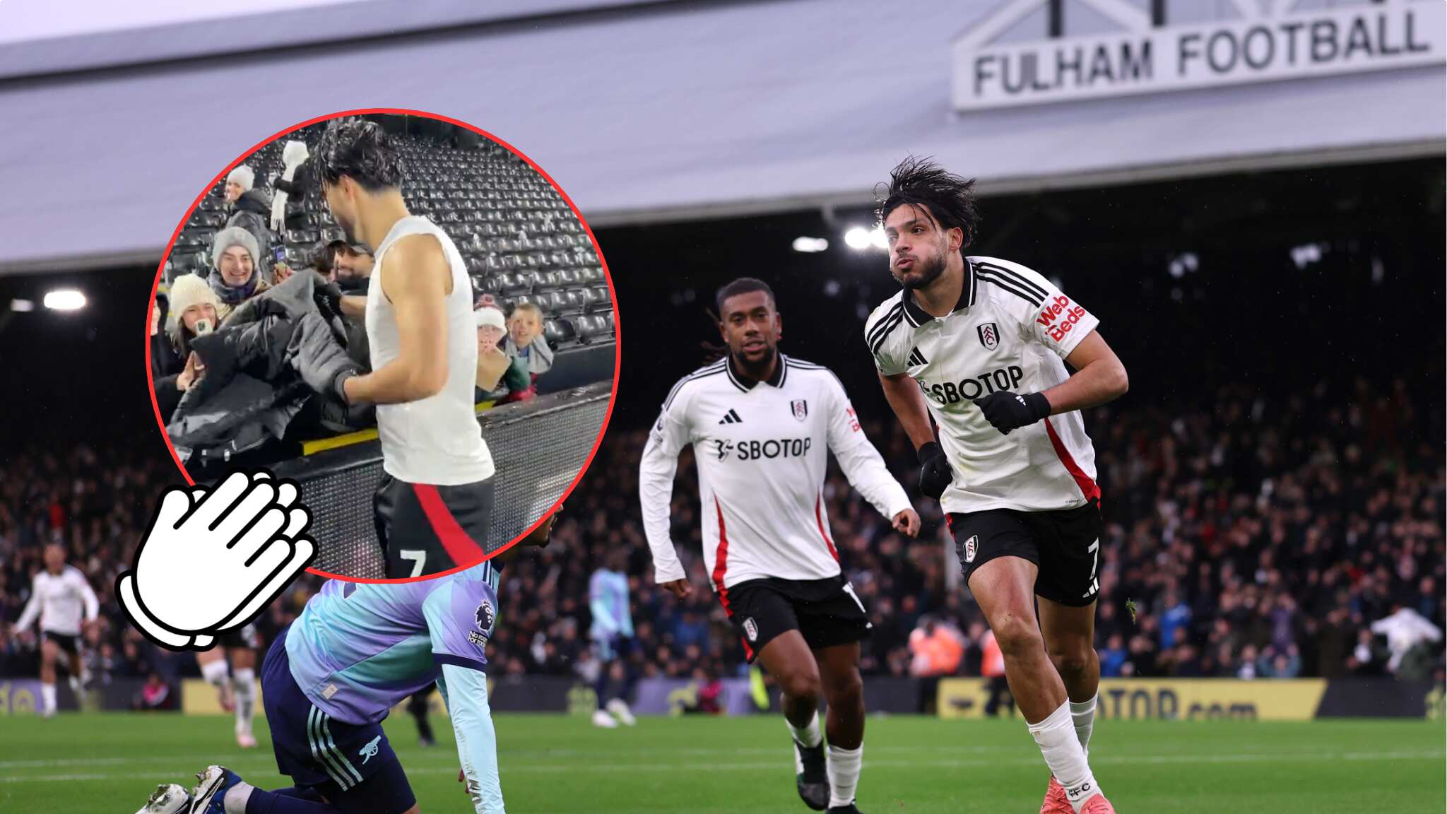 Raúl Jiménez encaminó al Fulham en el empate ante Arsenal