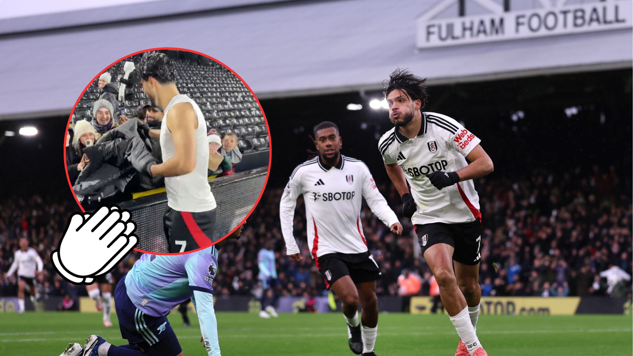 Raúl Jiménez encaminó al Fulham en el empate ante Arsenal