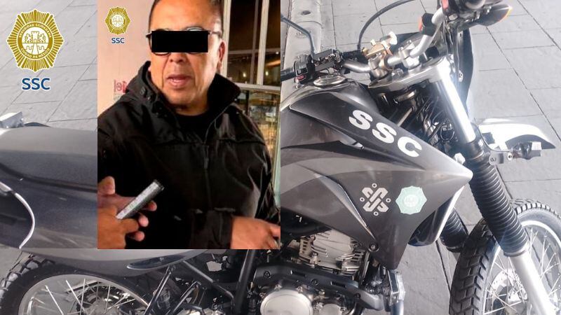 Policía pirata es detenido en plaza comercial de Venustiano Carranza