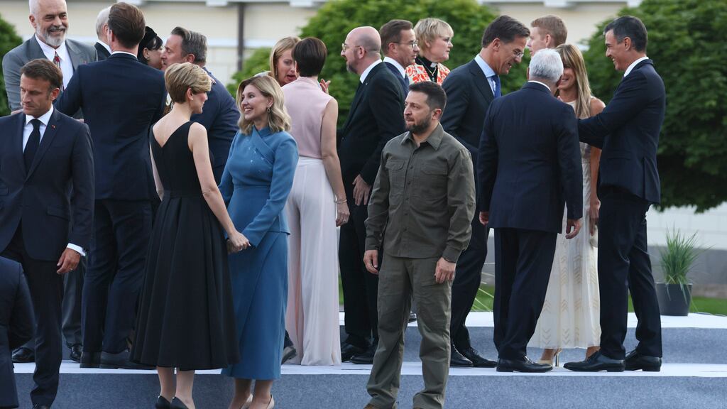 El momento que se ha hecho viral en redes sociales durante la cumbre de la OTAN en Lituania.