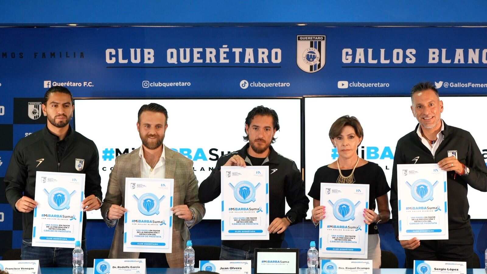 Gallos Blancos lanza campaña para prevenir el cáncer de próstata.