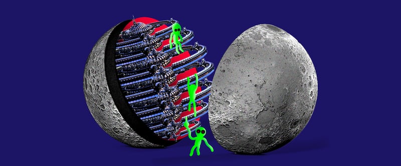 ¿Conocen la teoría Vasin-Shcherbakov? Es aquella que afirma que la Luna en realidad está hueca y es en realidad una nave espacial alien.