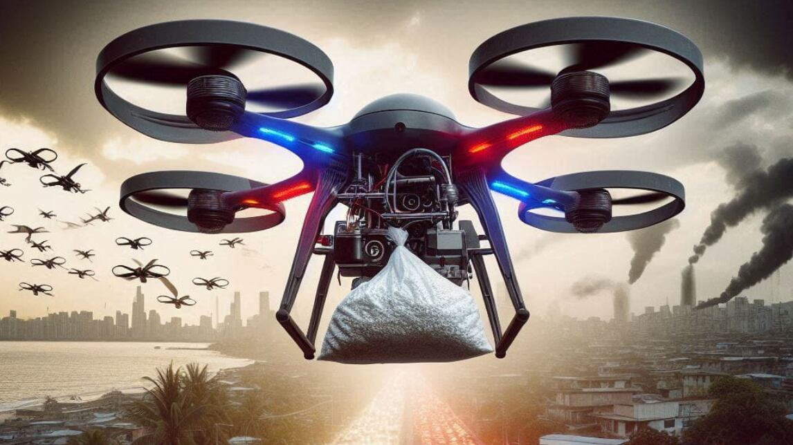 drones con droga