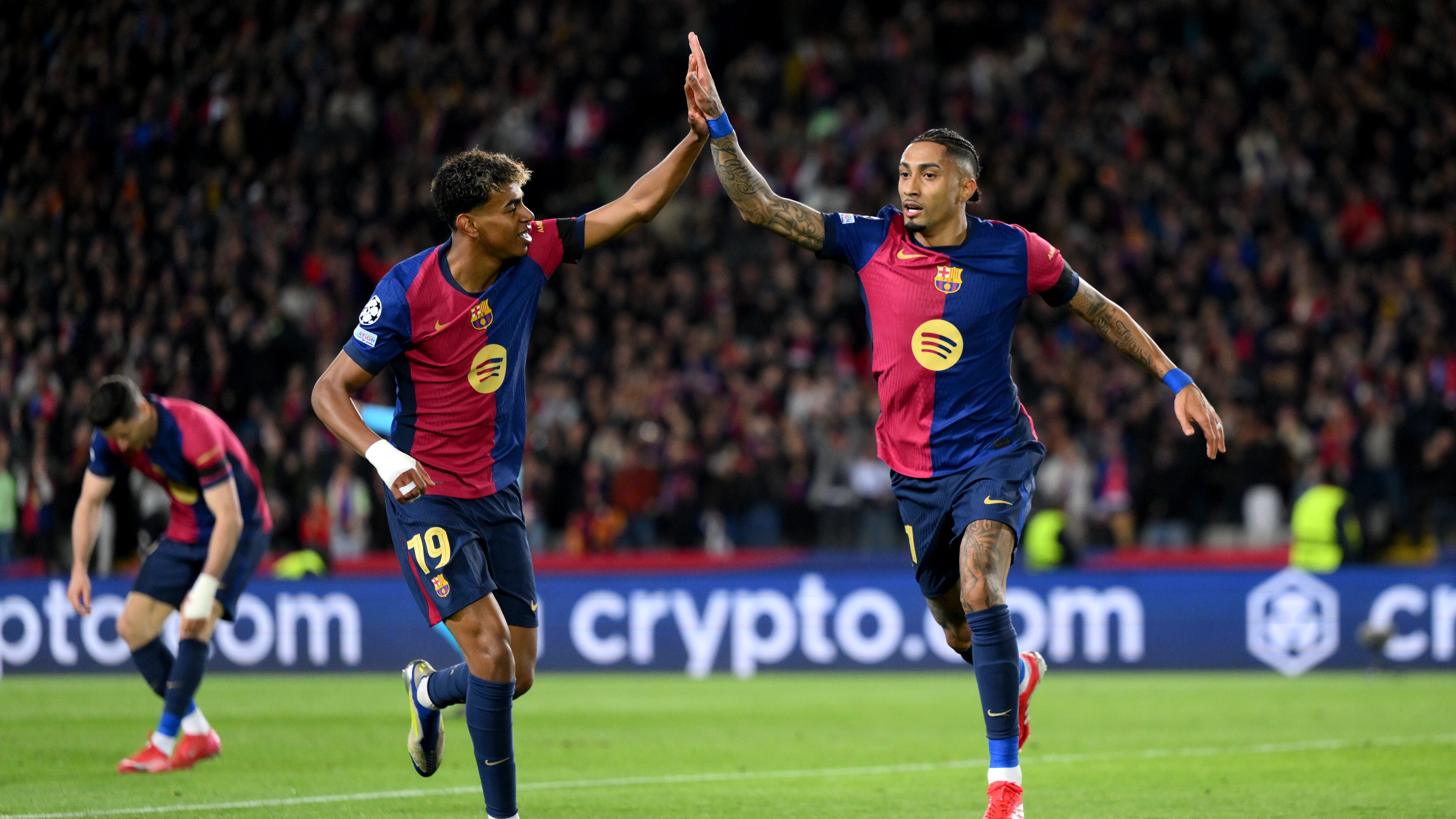 Barcelona goleó 4-1 al Benfica.