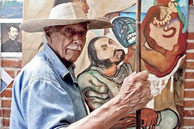 Muralista Melchor Peredo