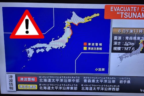 Terremoto en Japón: Fuerte sismo de magnitud 7.6 genera alerta de tsunami