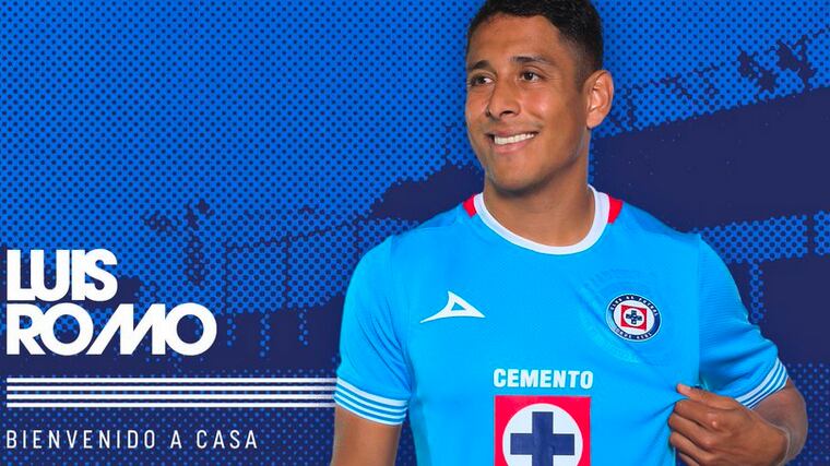 Luis Romo es nuevo jugador de Cruz Azul.