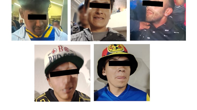 Caen americanistas en el Clásico Joven: más de 50 detenidos por droga y reventa en el Estadio Azteca