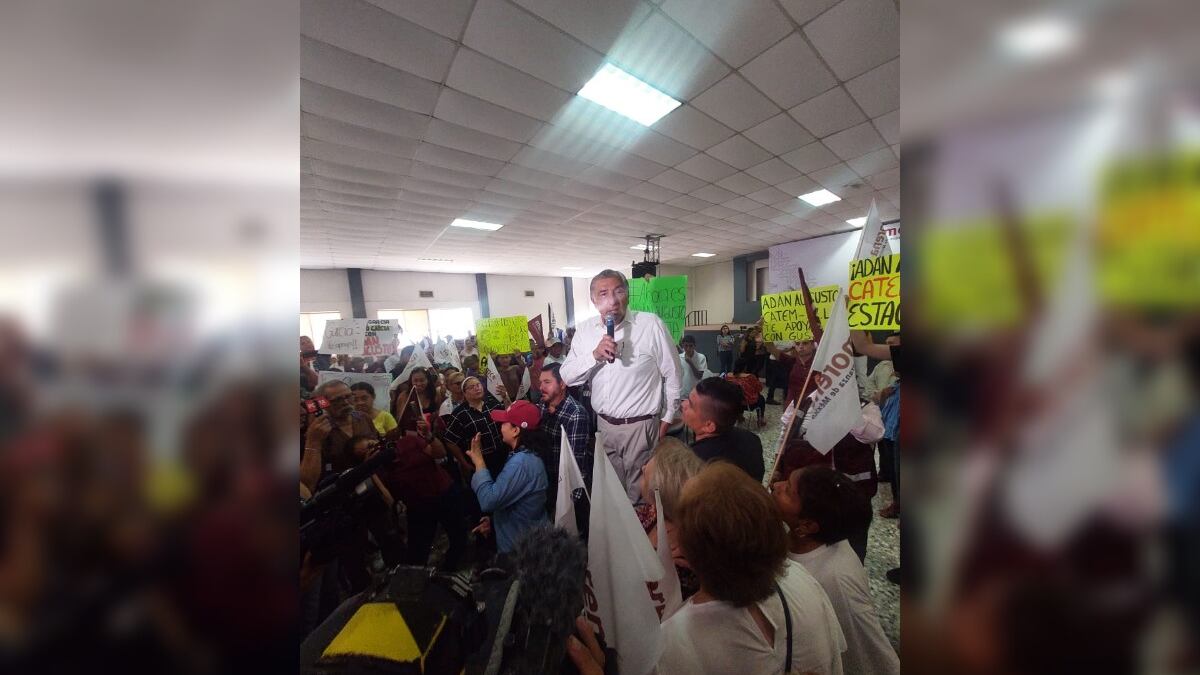 López tuvo encuentro con seguidores de Escobedo y Guadalupe.