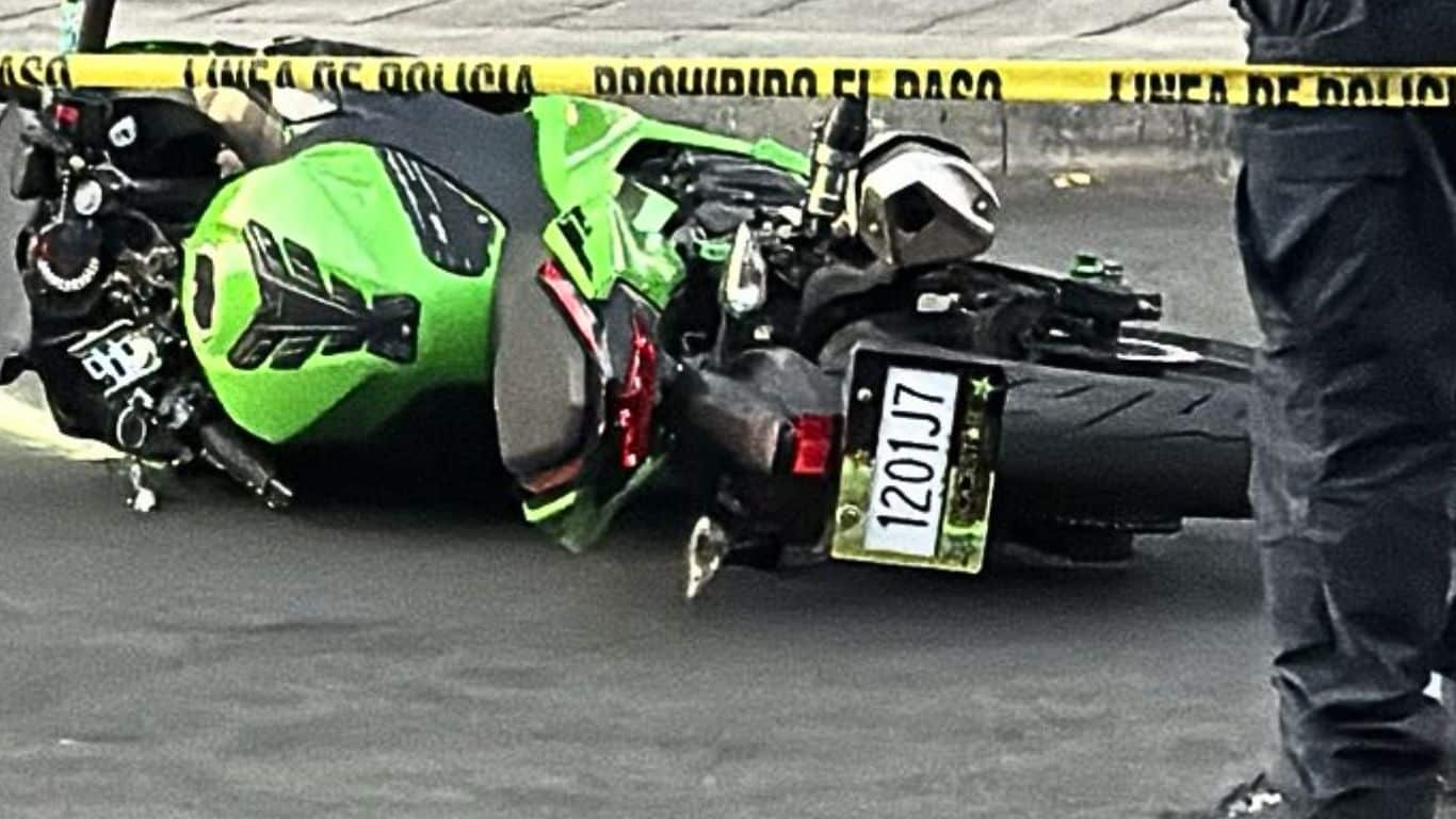 Accidente de motociclista