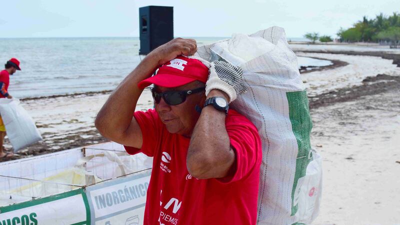 Holbox-jornada-de-limpieza-en-playa-QuintanaRoo