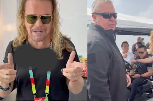 Fher Olvera, vocalista de Maná, comparte su llegada y manda breve mensaje previo a su presentación