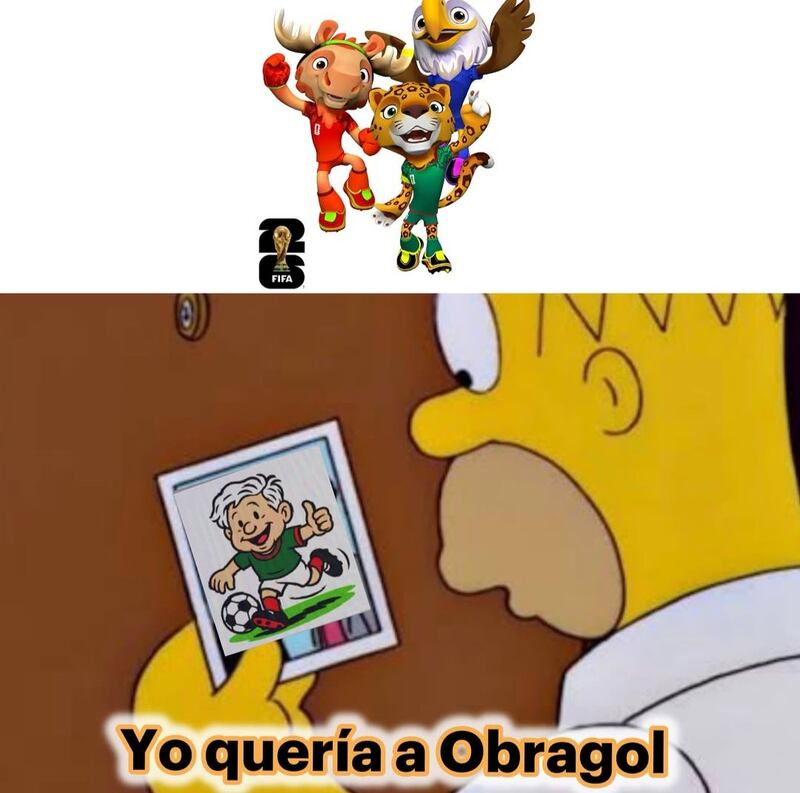 Memes mascotas Mundial 2026.